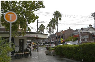 A street with palm trees and buildings

AI-generated content may be incorrect.